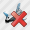 Icône Shuttle Delete