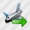 Icône Shuttle Export