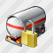 Tank Truck Locked Icon