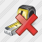 Tape Measure Delete Icon