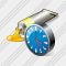 Tube Paint Clock Icon