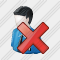 User Office Delete Icon