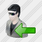 User Sun Glasses Import Icon