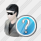 Icône User Sun Glasses Question