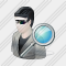 User Sun Glasses Search Icon