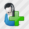User Support Add Icon
