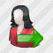 User Woman Export Icon