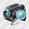 Video Camera Search Icon