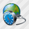 Web Connection Clock Icon