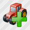 Wheeled Tractor Add Icon
