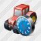 Иконка Колёсный трактор Расписание
