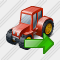 Иконка Колёсный трактор Экспорт