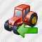 Иконка Колёсный трактор Импорт