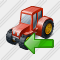 Wheeled Tractor Import Icon