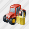 Wheeled Tractor Locked Icon