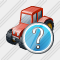 Иконка Колёсный трактор Помощь