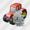 Icône Wheeled Tractor Settings