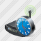 Wi Fi Spot Clock Icon