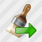 Wide Brush Export Icon