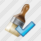 Wide Brush Ok Icon