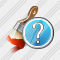 Wide Brush Paint Question Icon