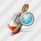 Wide Brush Paint Search Icon