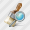 Wide Brush Search Icon