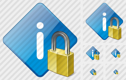 Info Locked Icon Info Locked Icon