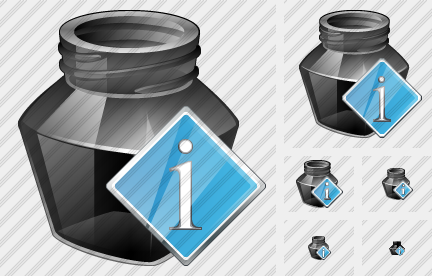 Ink Pot Info Symbol