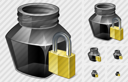 Icono Ink Pot Locked