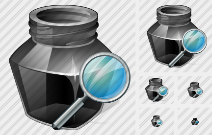 Ink Pot Search Icon