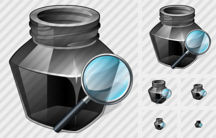 Ink Pot Search 2 Icon