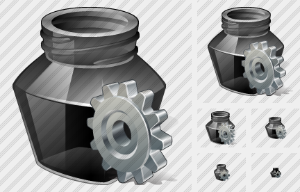 Icône Ink Pot Settings