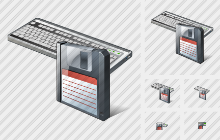 Icono Keyboard Save