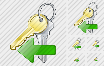 Keys Import Icon Keys Import Icon