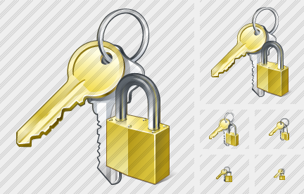 Keys Locked Icon