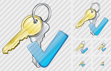 Keys Ok Icon