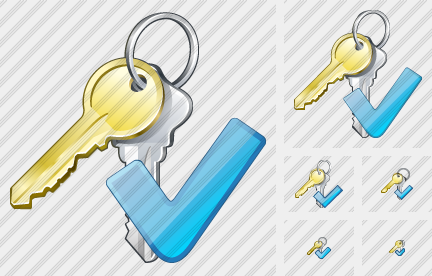 Keys Ok Icon Keys Ok Icon