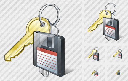 Keys Save Icon Keys Save Icon