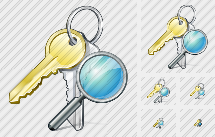 Icône Keys Search