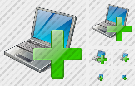 Laptop Add Icon Laptop Add Icon