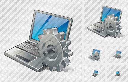Laptop Settings Icon Laptop Settings Icon