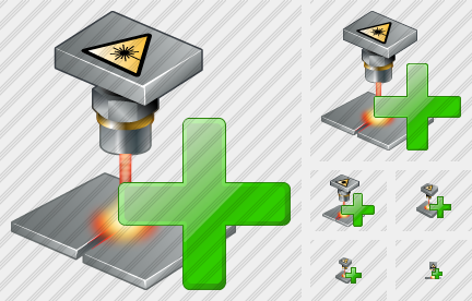 Icona Raggio Laser Aggiungi