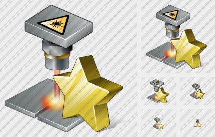 Laser Beam Favorite Icon Laser Beam Favorite Icon