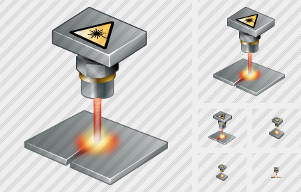 Laser Beam Icon Laser Beam Icon