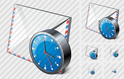 Mail Clock Icon