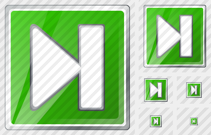 Media Next Green Icon Media Next Green Icon