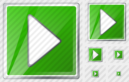 Media Play Green Icon