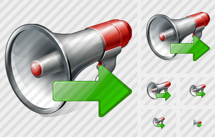 Megaphone Export Icon Megaphone Export Icon