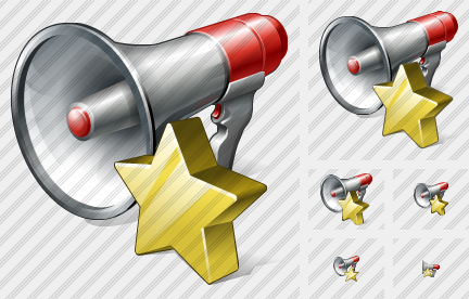 Megaphone Favorite Icon Megaphone Favorite Icon